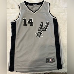Youth size small Spurs jersey #14 Green